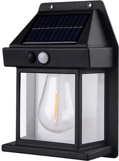 Mormark LED Wandlamp voor Buiten met Zonnepaneel en Bewegingssensor