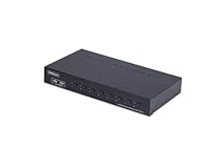 StarTech Commutateur KVM DisplayPort 1.2 8 Ports, 4K 60Hz, Montage Rack 1U