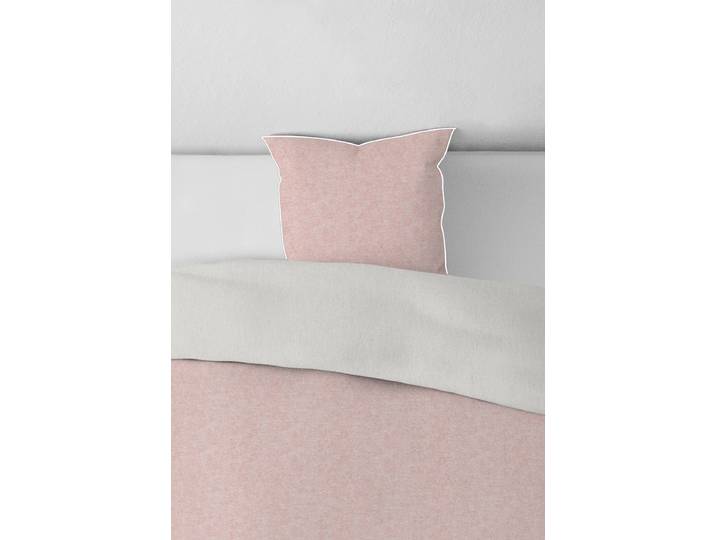 Melange-Flanell Kissenbezug Zordo Pink/Altrosa 40 x 40cm Flanell