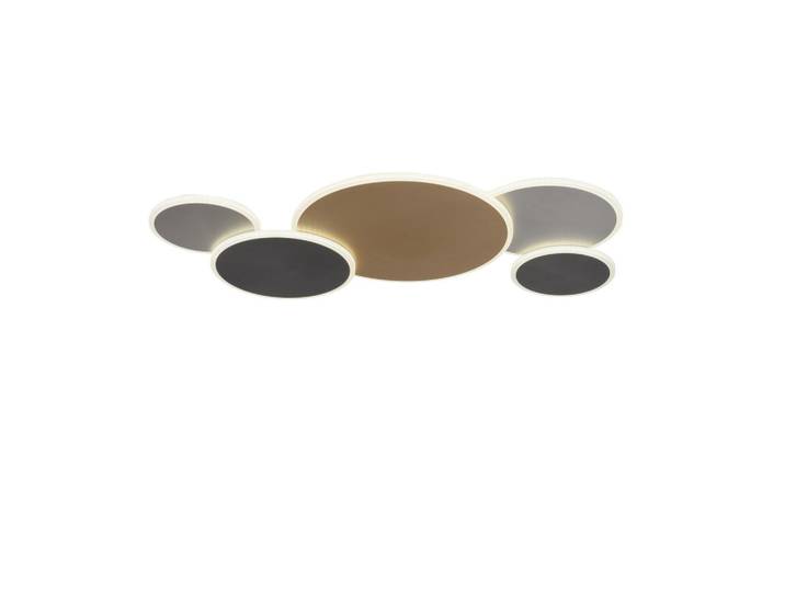 Led-Deckenleuchte Q-Piato, Metall, 50.5x6.5x85 cm, Lampen & Leuchten, Innenbeleuchtung, Smart-Home-Lampen, Smart Home Deckenleuchten