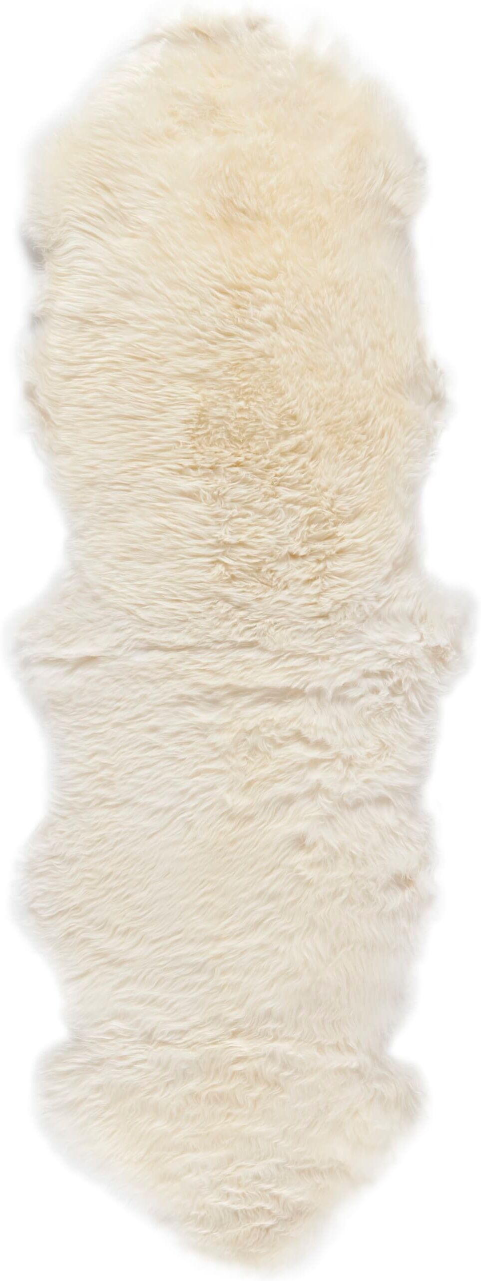 Safavieh Tapis peau de mouton en peluche blanc, 61 x 183 cm Blanc 183x9x61cm