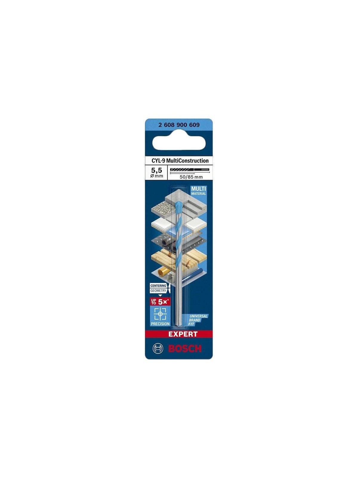 Bosch Expert CYL-9 MultiConstruction Drill Bit 5.5mm