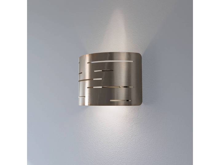 Wandlamp Oisin, dimbaar, messing / goud, Woon-/ Eetkamer, metaal, wandlamp