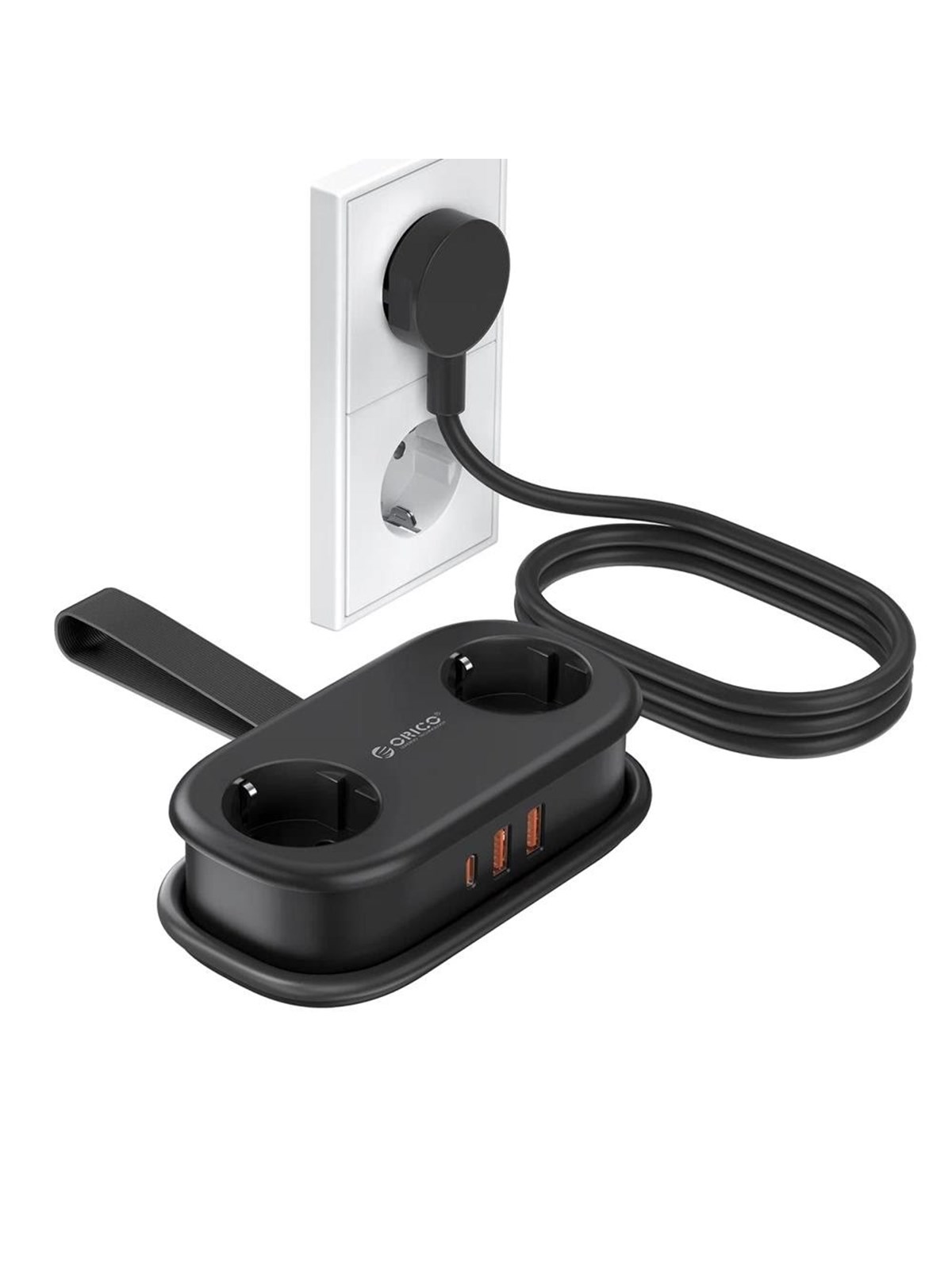 ORICO AP3 20W GaN 5in1 Power Strip - Black