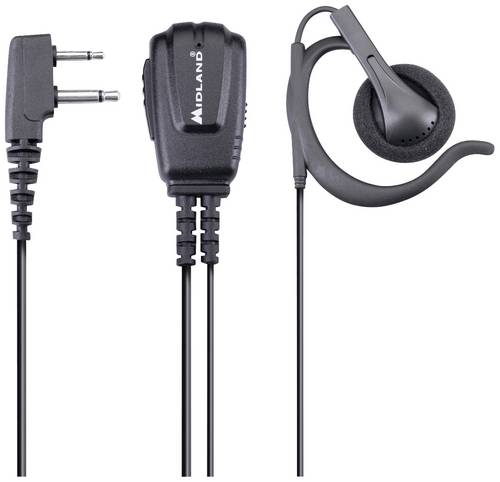 Midland Headset/Sprechgarnitur Mikrofon MA 24-L Pro mit Ohrhörer C1525
