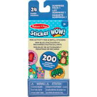 Melissa & Doug - Sticker WOW! Nachfüllset Überraschungspack, Basteln