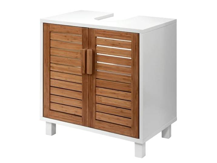 BUTLERS Waschtischunterschrank 60x38x62 cm Bambus - White Sands