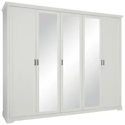 Drehtürenschrank Marilou Weiß