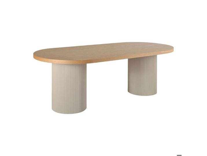 Solva table à manger couleur sable naturel.