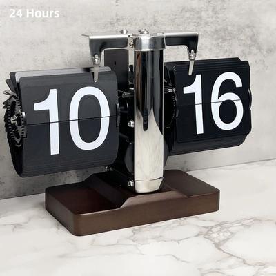 Uplift Picks Vintage Automatic Flip Clock With Quartz Movement b
