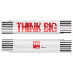TOX Zollstock »THINK BIG« 3 m weiß
