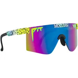 Pit Viper, Unisex, Sportbrille, The Rec Beach Original Polarized Blue-Purple Wide (Blau, Purple, Blau, Purple), Mehrfarbig, Violett, Blau