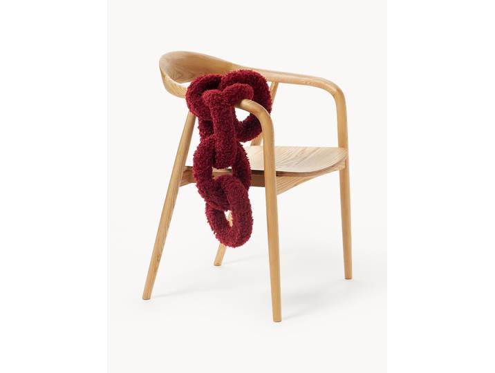 Coussin en tissu peluche Chain Dotty