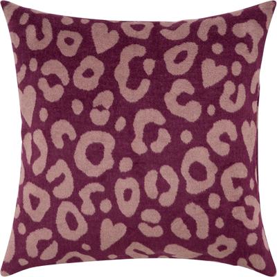 Wohndecke PAD "LEO", lila (burgundy), B:150cm L:200cm, Baumwolle, Polyester, Wohndecken, Wohndecke, Trendiger Leo-Look mit hochwertiger Verarbeitung – Komfort trifft Stil