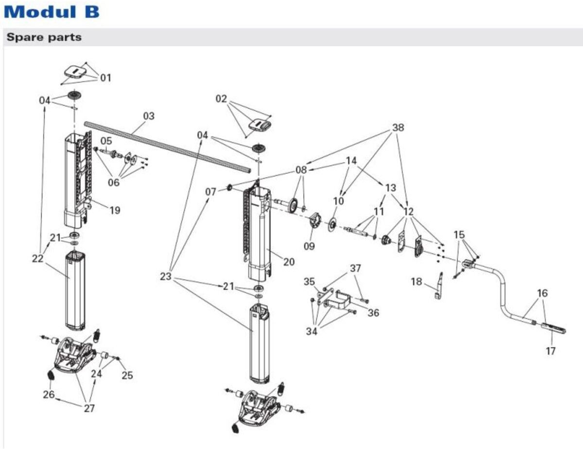 Jost Elemento, supporti per rimorchi JSD01