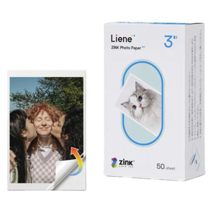Liene Pearl Series KW001-65028 Fotopapier 50 x 76 mm 50 Blatt Selbstklebend, Wi (50 x 76 mm, 50 Stk.) (KW001-65028)