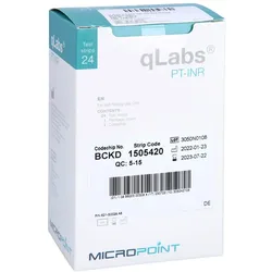 Qlabs Ptz-inr Teststreifen zur INR-Besti 24 St