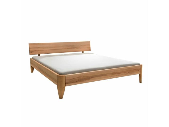 Natura 1660 Massivholzbett Modern, Natur, Rustikal, Skandinavisc