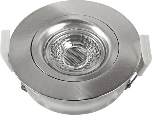 Heitronic 500954 DL6809 LED-Einbauleuchte LED LED fest eingebaut 7W Nickel