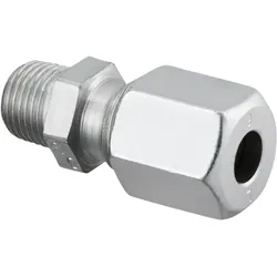 Oventrop Ofix-Oil Gerade-Verschraubung 2083053 R 3/8x8mm, Stahl, verzinkt