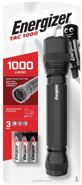 Energizer Ficklampa Tactical 1000 lumen