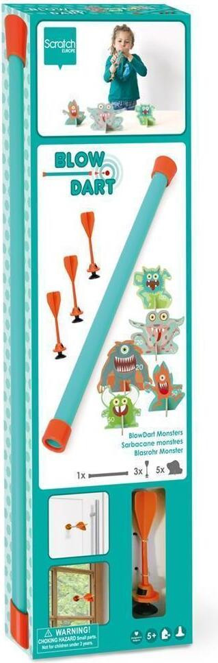 Scratch Blasrohr Dartset Monster
