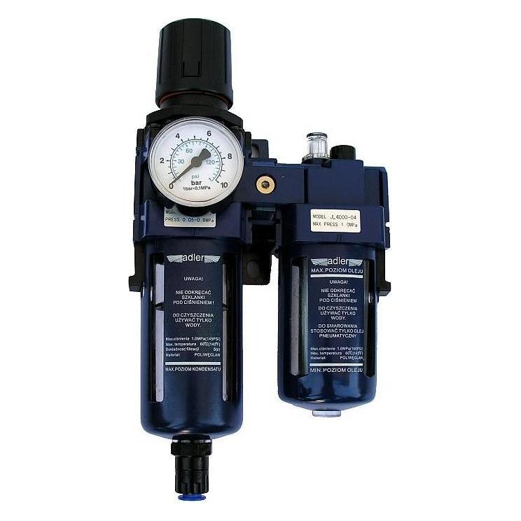 Adler FILTR ODWADNIACZ + REDUKTOR + NAOLEJACZ 1/2" (MAR0180.4)