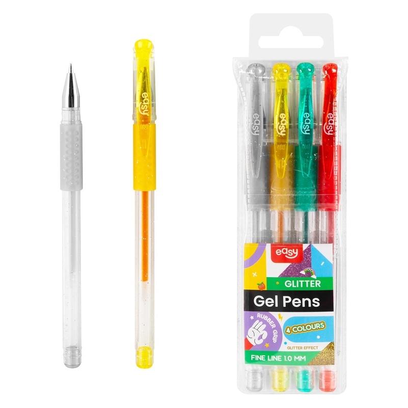 Bertus Glitzer-Gelstift 4 Farben EINFACH (4x) (41310830)