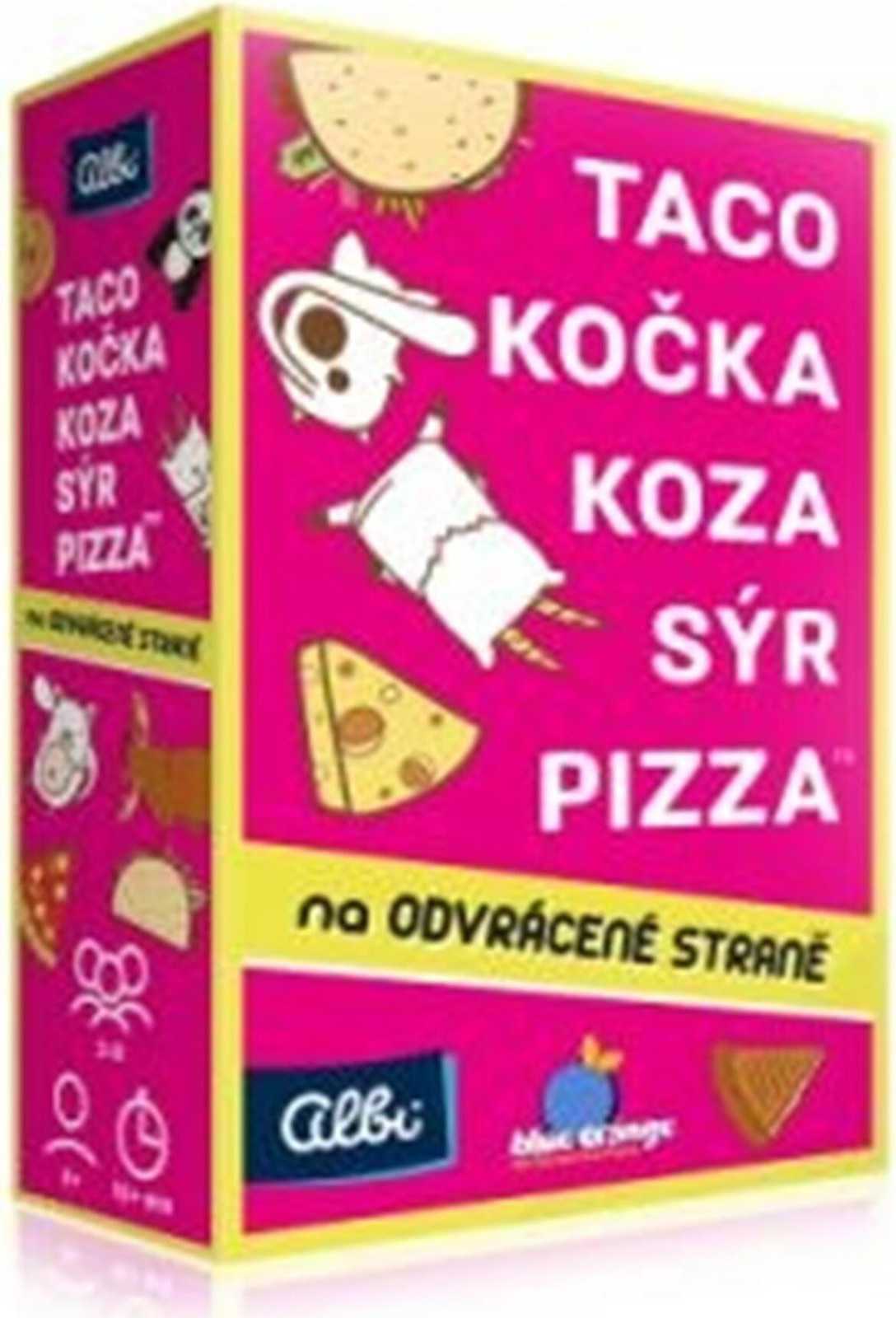 Albi Taco Kat Geit Kaas Pizza Achterkant