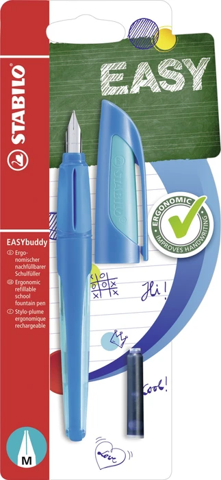 STABILO EASYbuddy M hellblau/dunkelblau, 1 Stk