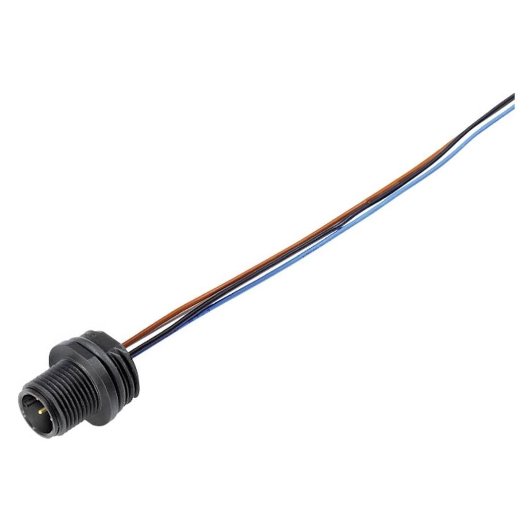 Schubiger Binder 76 4331 0011 00008-0200 Miniatur-Rundsteckverbinder Flanschstecker Gesamt (76 4331 0011 00008-0200)