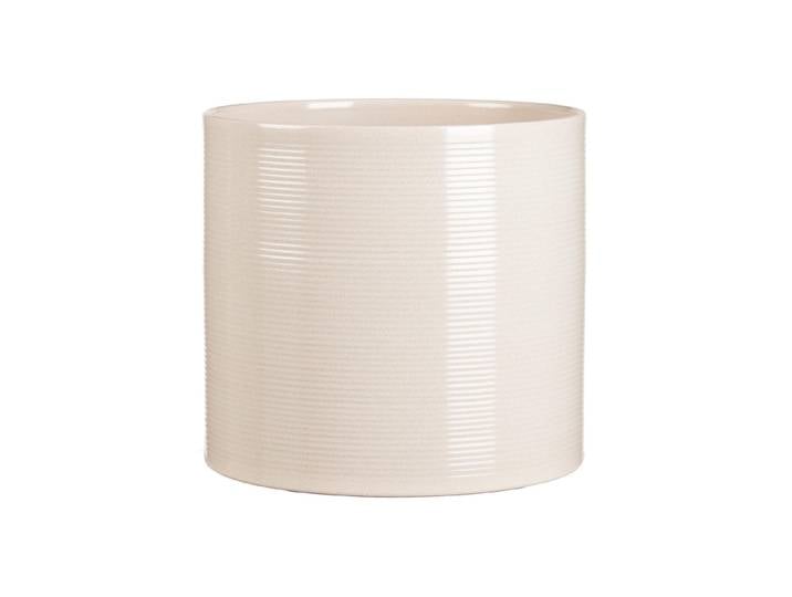 Blumentopf SCHEURICH Blumentopf Beige, 33 cm , beige, Pflanzgefässe, Blumentopf