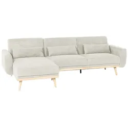 Carmen VIVI Ecksofa mit Schlaffunktion – Sand