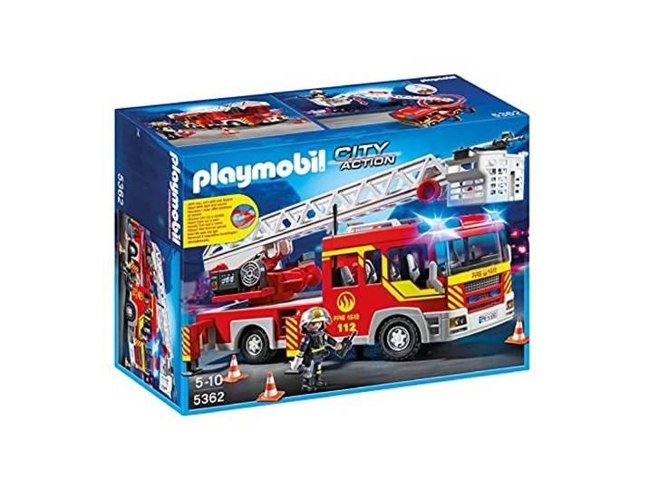 PLAYMOBIL City Action Ladder Unit with Lights and Sound Spielzeugfahrzeug, Mehrfarbig, 5 Jahre, 10 Jahre, 130 mm, 390 mm, 170 mm