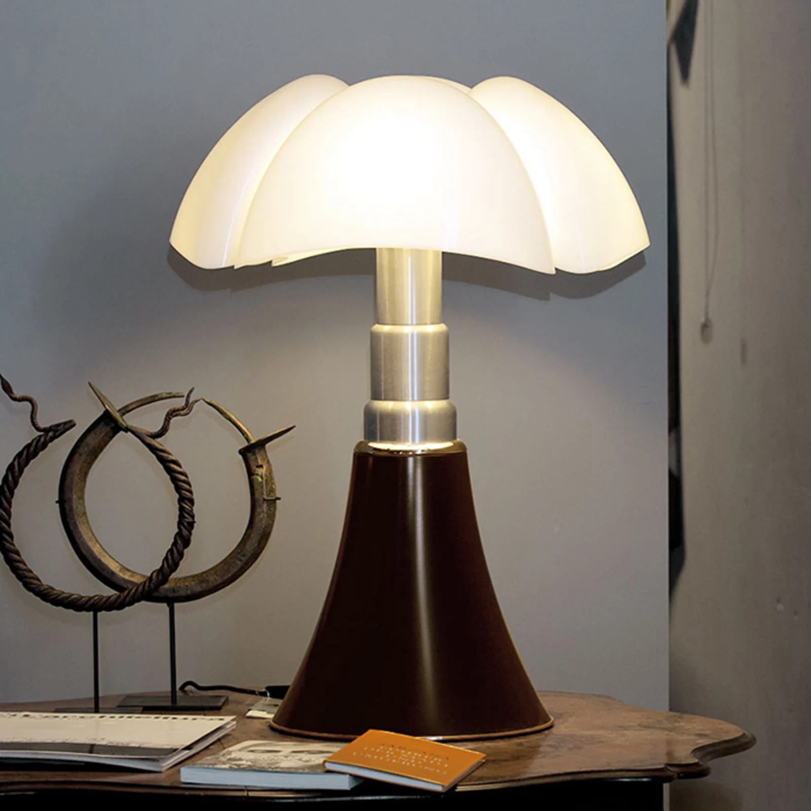 Martinelli Luce Pipistrello tafellamp - Donkerbruin - Metaal