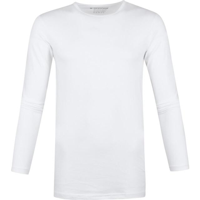 Garage Bodyfit t-shirt o-neck l/s white