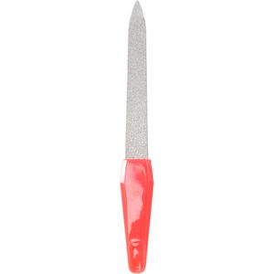 WUNDmed Nagelfeile 06-002 Saphir, verchromtes Metall, doppelsetig grob und fein, Länge 12 cm