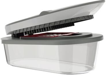 Chopzilla Mandoline Slicer Vegetable Chopper Cheese Grater Kitchen Food Dicer Veggie Potato Cutter 4 Blades Gray