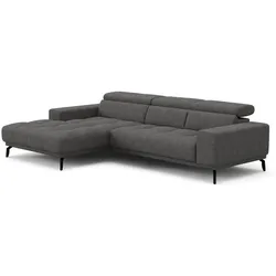 COTTA Ecksofa mit Funktion Jamba Stoff Anthracite