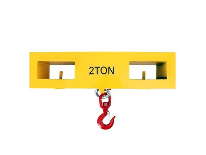 LALABU Gabelstapler Lifting Haken,Gabelstapler-Hebehaken-Befestigung,2000kg Tragfähigkeit,Lasthaken drehbar für Gabelstapler Verladehaken