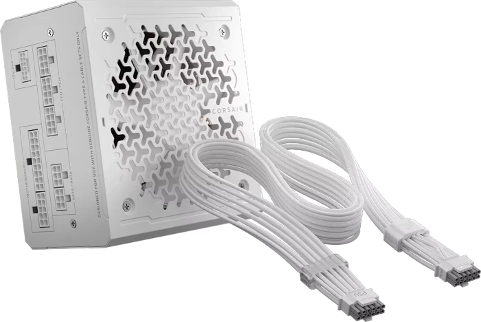 850 Watt Corsair RMe White Series, RM850e (2026), Cybenetics Platinum Certified 850W / ATX 3.1 / PCIe 5.1 / 120mm fan / Fully Modular/ThermalProte
