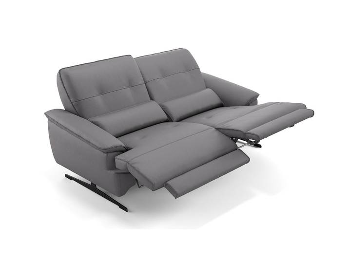 Leder Couch PERLO Ledergarnitur 2-Sitzer