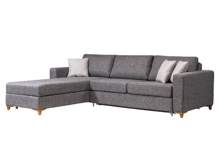 Villa Möbel Ecksofa Lora Relax, 1 Teile, mit Bettfunktion durch ausziehbare Sitzfläche