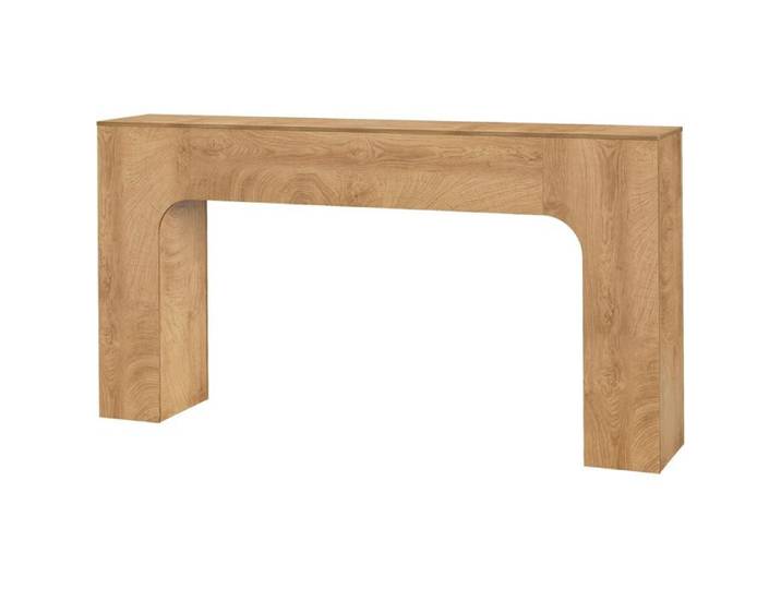 CONSOLE Table Console 160CM Console Meuble Table d'entrée finition chêne table étroite pour entrée et salon table canapé moderne