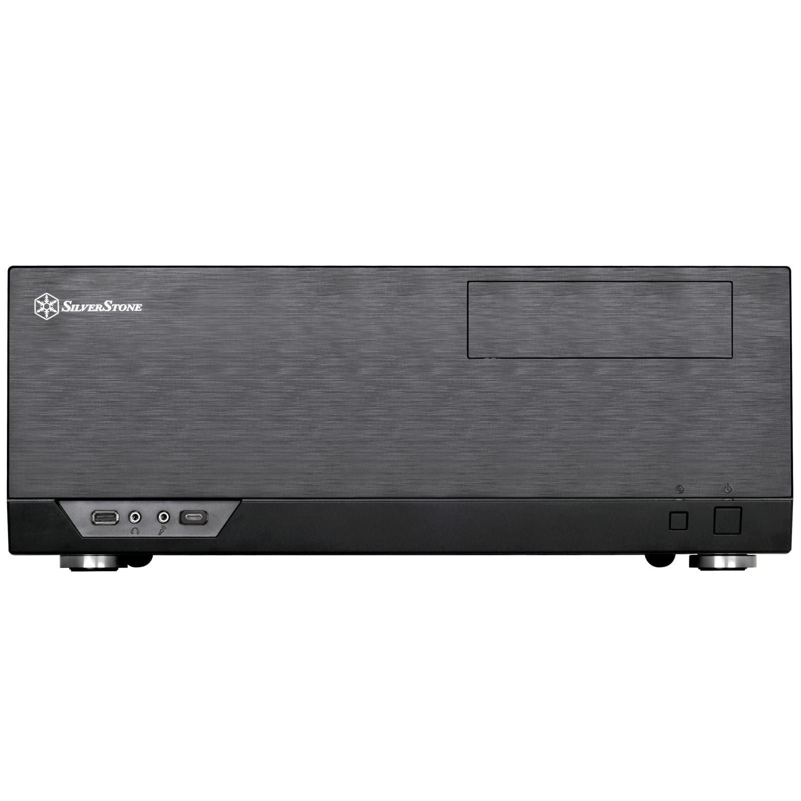 Silverstone GD09B-C Desktop ATX Gehäuse Schwarz