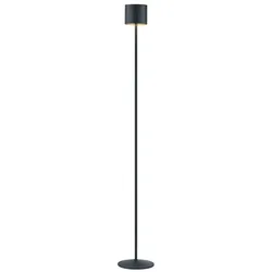 Musterring Leuchten Akku-Stehlampe Marisa Alu, Eisen, Stahl & Metall Schwarz