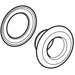 Geberit Dichtung Flansch Überlaufkopf 241713111 Push Control, weiß-alpin