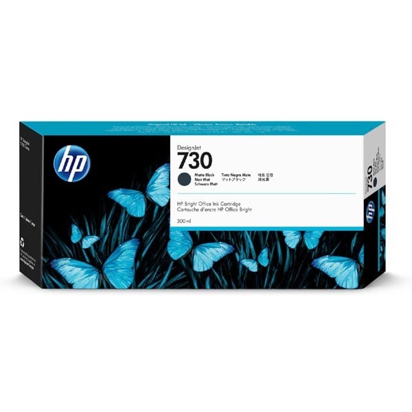 HP 730 Original Toner Mattschwarz 300ml P2V71A