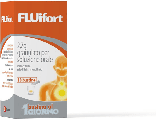 Fluifort Granulato 2,75 gr Carbocisteina Mucolitico 10 Bustine