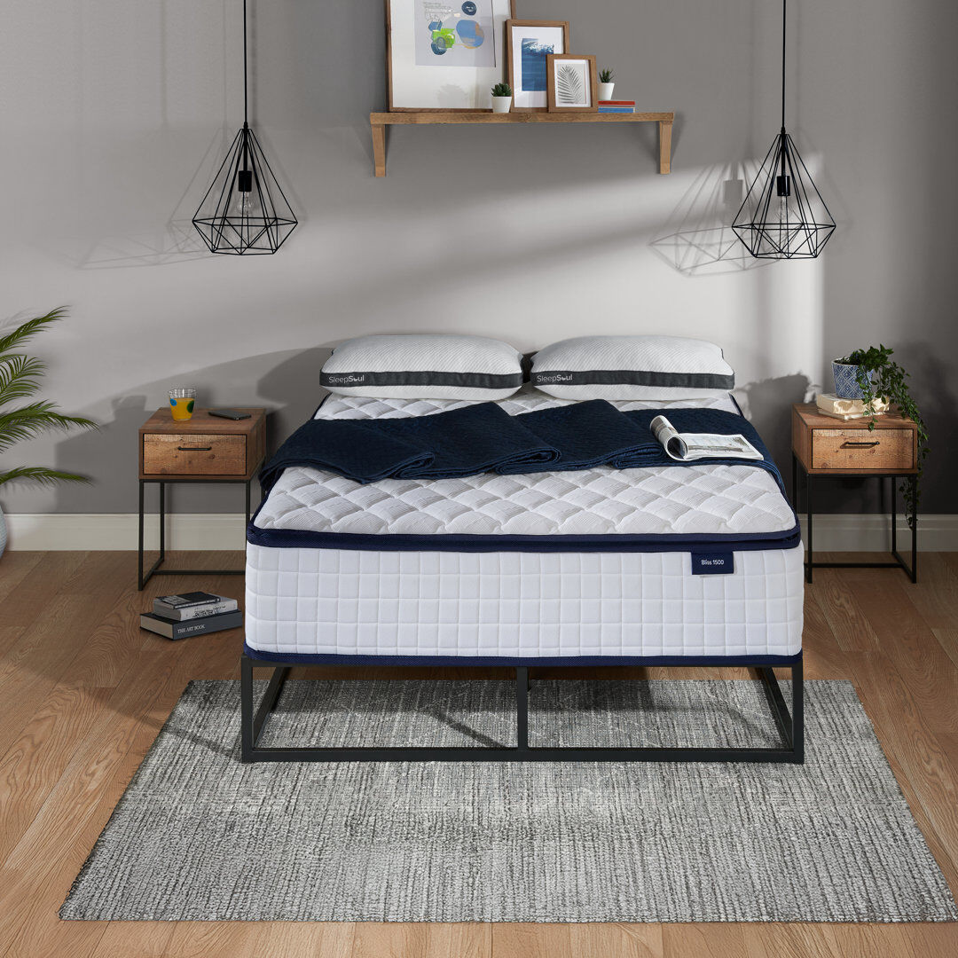 White Noise Bliss 1500 Pocket Sprung Mattress Single (3')